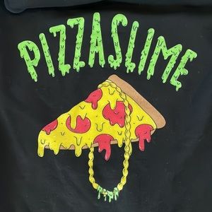 PIZZASLIME Collectable Hoodie with Kangaroo front pocket, Size Unisex Small